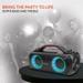 Reconnect Wireless Speaker Thump Plus, Bluetooth v5.0, 20 Watt power output, IPX5 Water Resistant, Multiple Connectivity, Super Bass, TWS Technology, RGB Ring Lights-4