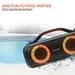 Reconnect Wireless Speaker Thump Plus, Bluetooth v5.0, 20 Watt power output, IPX5 Water Resistant, Multiple Connectivity, Super Bass, TWS Technology, RGB Ring Lights-7