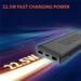 Reconnect 10000 mAh 22.5 W Power Bank, Black, RAPBB1013-3 Reconnect 10000 mAh 22.5 W Power Bank, Black, RAPBB1013-3