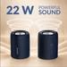 Reconnect Magneto Duo 22 W Bluetooth Speaker, Blue-8