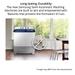 Samsung 7.5 Kg Top Semi-Automatic Washing Machine, WT75M3200HL-8 Samsung 7.5 Kg Top Semi-Automatic Washing Machine, WT75M3200HL-8