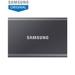 Samsung 2 TB T7 MU-PC2T0T Portable Solid State Drive (SSD), Titan Grey-1 Samsung 2 TB T7 MU-PC2T0T Portable Solid State Drive (SSD), Titan Grey-1