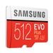 Samsung 512 GB EVO Plus microSDXC Memory Card with Adapter-8 Samsung 512 GB EVO Plus microSDXC Memory Card with Adapter-8