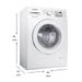 Samsung 6.0 Kg Inverter 5 Star Hygiene Steam Fully-Automatic Front Loading Washing Machine (WW60R20GLMA/TL, White, In-built Heater)-3 Samsung 6.0 Kg Inverter 5 Star Hygiene Steam Fully-Automatic Front Loading Washing Machine (WW60R20GLMA/TL, White, In-built Heater)-3