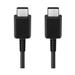 Samsung USB-C to USB-C Cable, Universal Compatibility, Reversible Design, 2 Amp, 100 cm (1 m) Length, High Speed Data Transfer/Charging, Original, Black, EP-DA705BBEGIN-3 Samsung USB-C to USB-C Cable, Universal Compatibility, Reversible Design, 2 Amp, 100 cm (1 m) Length, High Speed Data Transfer/Charging, Original, Black, EP-DA705BBEGIN-3