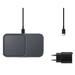 Samsung 15 Watts Fast Charging Support Wireless Mobile Phone Charger, LED Lights, Built-in Cooling System, Simultaneously Power Up Two Device, Dark Gray-7 Samsung 15 Watts Fast Charging Support Wireless Mobile Phone Charger, LED Lights, Built-in Cooling System, Simultaneously Power Up Two Device, Dark Gray-7