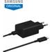 Samsung 45 W Adapter with Type C to C cable, Super Fast Charging 2.0, 5 A, Cable Length 100 cm, Compatible with Galaxy Note 10+, Note 10+ 5G, A91, Black-1