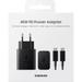 Samsung 45 W Adapter with Type C to C cable, Super Fast Charging 2.0, 5 A, Cable Length 100 cm, Compatible with Galaxy Note 10+, Note 10+ 5G, A91, Black-6