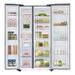 Samsung 653 litres 3 Star Side by Side Refrigerator, Real Stainless RS76CG8113SLHL-5 Samsung 653 litres 3 Star Side by Side Refrigerator, Real Stainless RS76CG8113SLHL-5