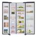 Samsung 653 litres 3 Star Side by Side Refrigerator, Black DOI RS76CG8113B1-5 Samsung 653 litres 3 Star Side by Side Refrigerator, Black DOI RS76CG8113B1-5