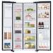 Samsung 615 Litre 3 Star Side by Side Refrigerator, Black RS7HCG8543B1HL-4 Samsung 615 Litre 3 Star Side by Side Refrigerator, Black RS7HCG8543B1HL-4