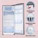 Samsung 183 L 3 Star Digital Inverter Direct Cool Single Door Refrigerator (RR20C1723S8/HL, Silver, Elegant Inox)-4