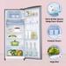 Samsung 183 L 3 Star Digital Inverter Direct Cool Single Door Refrigerator (RR20C1723S8/HL, Silver, Elegant Inox)-5
