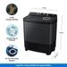 Samsung 8.5 Kg Top Load Semi-Automatic Washing Machine with Magic Filter, WT85B4200GD/TL-7