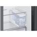 Samsung 633 L Convertible 5 in 1 Side by Side Refrigerator Black Matt, RS78CG8543B1-9