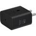 Samsung 25 W Adapter, Type-C, Fast Charging, Zero Standby Power Consumption, GAN Technology, Without Cable, Black-3