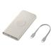Samsung Galaxy 25 W 10000 mAh Wireless Power Bank, 2 Type-C ports, Wireless Charging Output, Charge 3 Devices Simultaneously (2 wired + 1 wireless), Type-C to Type-C Cable Included, Original, Grey-6 Samsung Galaxy 25 W 10000 mAh Wireless Power Bank, 2 Type-C ports, Wireless Charging Output, Charge 3 Devices Simultaneously (2 wired + 1 wireless), Type-C to Type-C Cable Included, Original, Grey-6