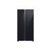 Samsung 653 L Side by Side Refrigerator, Charcoal, RS76CB81A333-1