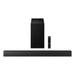 Samsung 370 W 3.1 ch Soundbar with Dolby Audio, DTS Virtual:X, Q-Symphony, Center Speaker, 3D surround sound, HDMI ARC, Optical In, Bluetooth, USB, Wireless Subwoofer (HW-B650F/XL, Black)-1