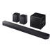Samsung 580 W True 9.1.4 ch Full Surround Soundbar with Wireless Dolby Atmos, Center-Up-Side-Front Wide-firing Speakers, Alexa, Wi-Fi, HDMI ARC, Optical In, Bluetooth (HW-Q930F/XL, Titan Black)-2 Samsung 580 W True 9.1.4 ch Full Surround Soundbar with Wireless Dolby Atmos, Center-Up-Side-Front Wide-firing Speakers, Alexa, Wi-Fi, HDMI ARC, Optical In, Bluetooth (HW-Q930F/XL, Titan Black)-2