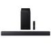 Samsung 300 W 2.1 ch Soundbar with Dolby Audio, DTS Virtual:X, 3D Surround Sound, Bass Boost, Adaptive Sound, Voice Enhance, Game Mode, Night Mode, HDMI ARC, Optical In, Bluetooth, USB, Wireless Subwoofer (HW-B45EF/XL, Titan Black)-1 Samsung 300 W 2.1 ch Soundbar with Dolby Audio, DTS Virtual:X, 3D Surround Sound, Bass Boost, Adaptive Sound, Voice Enhance, Game Mode, Night Mode, HDMI ARC, Optical In, Bluetooth, USB, Wireless Subwoofer (HW-B45EF/XL, Titan Black)-1