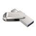 SanDisk Mobile Pen Drive Luxe 64 GB, USB Type A & USB C Connector, Up to 400 MB/sec, Silver-1