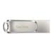 SanDisk Mobile Pen Drive Luxe 128 GB, USB Type A & USB C Connector, Up to 400 MB/sec, Silver-2