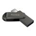 SanDisk Mobile Pen Drive Luxe 64 GB, USB Type A & USB C Connector, Up to 400 MB/sec, Grey-1 SanDisk Mobile Pen Drive Luxe 64 GB, USB Type A & USB C Connector, Up to 400 MB/sec, Grey-1