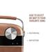 Saregama Carvaan Hindi - Portable Music Player with 5000 Preloaded Songs, FM/BT/AUX (Oak Wood Brown)-8