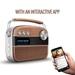 Saregama Carvaan Hindi - Portable Music Player with 5000 Preloaded Songs, FM/BT/AUX (Oak Wood Brown)-9
