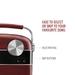 Saregama Carvaan Hindi - Portable Music Player with 5000 Preloaded Songs, FM/BT/AUX (Cherrywood Red)-8 Saregama Carvaan Hindi - Portable Music Player with 5000 Preloaded Songs, FM/BT/AUX (Cherrywood Red)-8