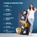Sharp 187 L 2 Star Direct Cool Single Door Refrigerator, Floral Fall Blue, SJ-DF207N2-PBF-5 Sharp 187 L 2 Star Direct Cool Single Door Refrigerator, Floral Fall Blue, SJ-DF207N2-PBF-5