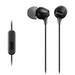 Sony MDR-EX15AP Wired Earphone with Mic, Secure-fitting Silicone Earbuds (Black)-1 Sony MDR-EX15AP Wired Earphone with Mic, Secure-fitting Silicone Earbuds (Black)-1