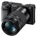 Sony Alpha ILCE 6000Y 24.3 MP Mirrorless Digital SLR Camera with 16-50 mm and 55-210 mm Zoom Lenses (APS-C Sensor, Fast Auto Focus, Eye AF) - Black-1