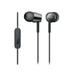 Sony MDR-EX155AP Wired Earphone with Inline Remote and Mic for Hands-free Calls, Black-1 Sony MDR-EX155AP Wired Earphone with Inline Remote and Mic for Hands-free Calls, Black-1