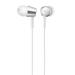 Sony MDR-EX155AP Wired Earphone with Inline Remote and Mic for Hands-free Calls, White-1 Sony MDR-EX155AP Wired Earphone with Inline Remote and Mic for Hands-free Calls, White-1