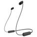 Sony WI-C100 Wirless Neckband Earphone with Up to 25 Hours of Battery Life, hands-free calling, IPX4 rating with Splash and Sweat-Proof, Voice assistant compatible, Black-1