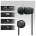 Sony WI-C100 Wirless Neckband Earphone with Up to 25 Hours of Battery Life, hands-free calling, IPX4 rating with Splash and Sweat-Proof, Voice assistant compatible, Black-8