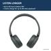 Sony WH-CH520, Wireless On-Ear Bluetooth Headphones with Mic, Up to 50 Hours of Playtime, Quick charging, Multipoint Connectivity, Fast Charge, Black-3