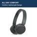 Sony WH-CH520, Wireless On-Ear Bluetooth Headphones with Mic, Up to 50 Hours of Playtime, Quick charging, Multipoint Connectivity, Fast Charge, Black-4