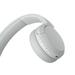 Sony WH-CH520, Wireless On-Ear Bluetooth Headphones with Mic, Up to 50 Hours of Playtime, Quick charging, Multipoint Connectivity, Fast Charge, White-4