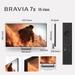 Sony 139 cm (55 inch) Bravia Tru RGB UHD Smart LED Google TV, Black, 55XR70M2-4 Sony 139 cm (55 inch) Bravia Tru RGB UHD Smart LED Google TV, Black, 55XR70M2-4
