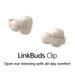 SONY WF-LC900 LinkBuds Clip Open-Ear Truly Wireless Earbuds, Comfortable & Secure Fit, Lightweight Clip-On Design, Touch Controls, Greige-3 SONY WF-LC900 LinkBuds Clip Open-Ear Truly Wireless Earbuds, Comfortable & Secure Fit, Lightweight Clip-On Design, Touch Controls, Greige-3