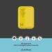Stuffcool 10000 mAh Power Bank, Palm Smallest Yellow-3