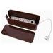 Tidy Up! Wire Bin with Spike Buster/Power Strip/Surge Protector, Brown-2