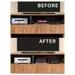 Tidy Up! Wire Bin with Spike Buster/Power Strip/Surge Protector, Brown-6