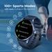 Titan Crest Premium Metal Smartwatch with 3.63 cm (1.43 inch) AMOLED Display, BT Calling, AI Voice Assistant, 100+ Sports Modes & IP68 Water Resistance (Black Leather)-7