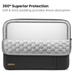 Tomtoc Defender Laptop Sleeve for Up to 35.56 cm (14 Inch) Laptop with Safeguard Laptop Bottom Corner, Black A13-C01D01-8