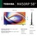 Toshiba 147.3 cm (58 inch) QLED 4K TV, 58M450RP-2 Toshiba 147.3 cm (58 inch) QLED 4K TV, 58M450RP-2