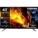 Toshiba 109.2 cm (43 Inch) FHD Google QLED TV, Silver, 43E36RP-1 Toshiba 109.2 cm (43 Inch) FHD Google QLED TV, Silver, 43E36RP-1